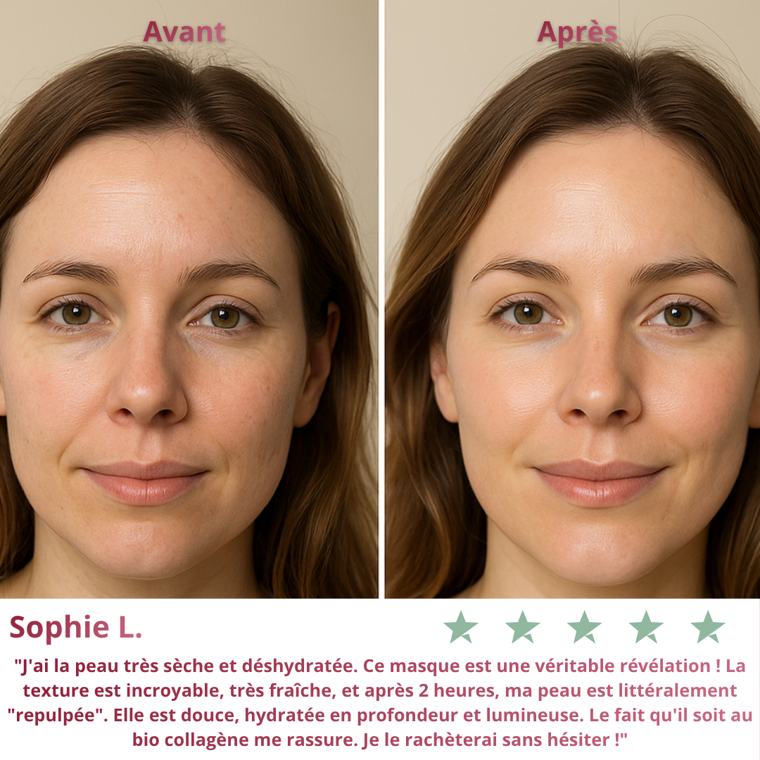 Image of Masque Bio-Collagène – Peau Repulpée & Lumineuse